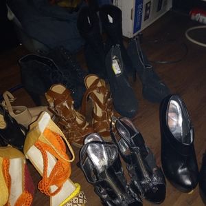 High heels variety size 6.5-7.5